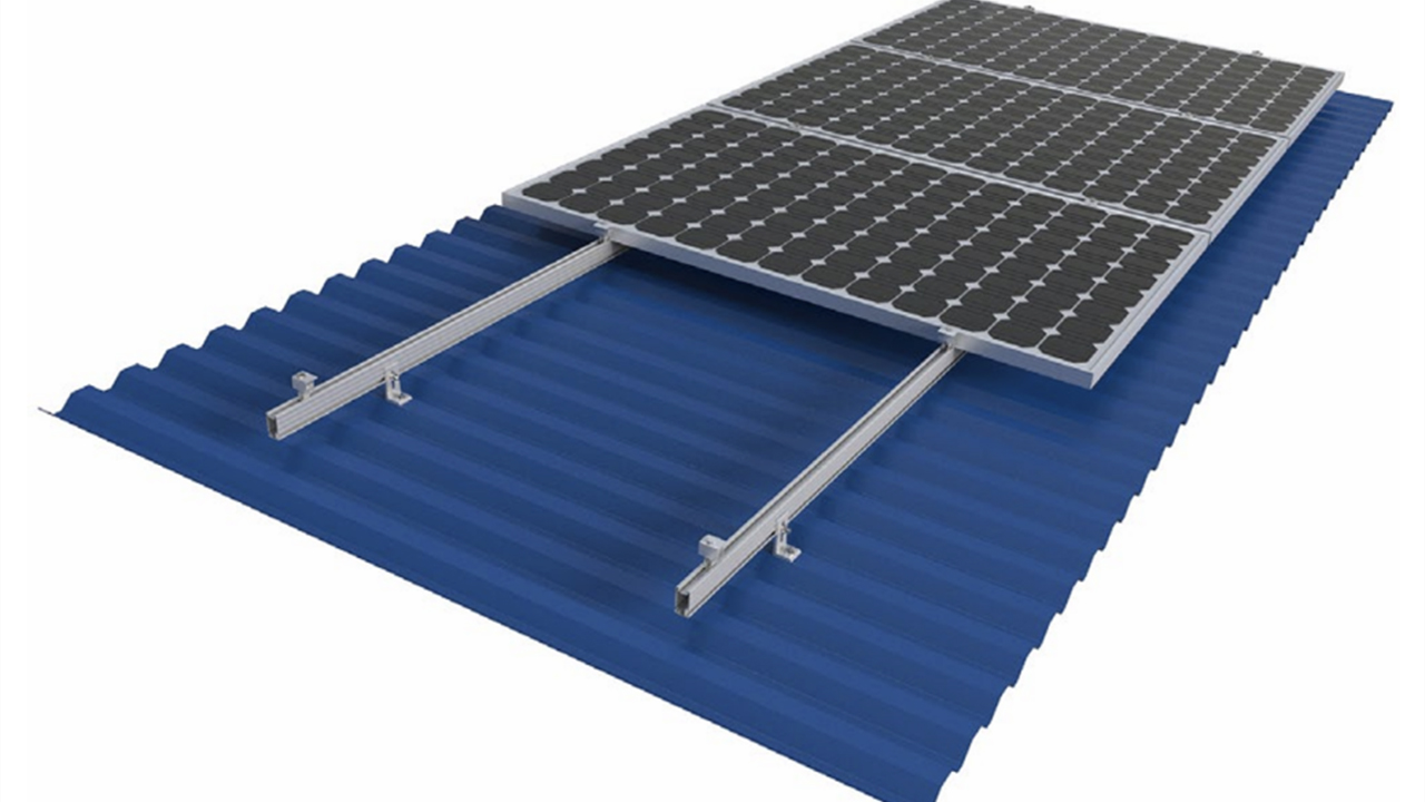Metal roof mounting